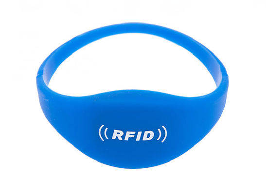 Αδιάβροχο βραχιόλι σιλικόνης 13.56MHz NFC RFID ικανότητας