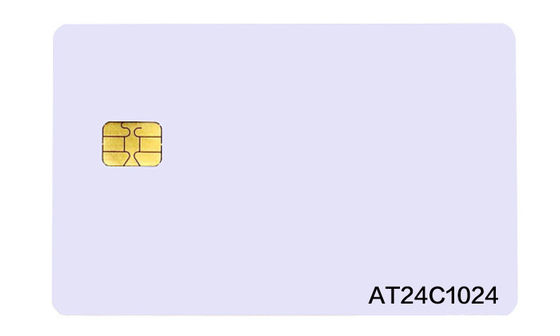 Βιομηχανική εμπορική κενή έξυπνη κάρτα επαφών AT24C1024