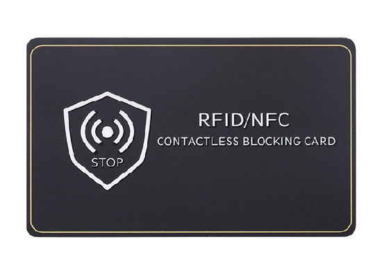 Πιστωτικών καρτών εμποδίζοντας κάρτες 13,56 MHZ RFID προστάτη αντικλεπτικές