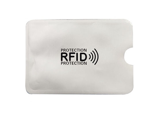 Ολογραφικό πλαστικό RFID εμποδίζοντας μανίκι καρτών φύλλων αλουμινίου αργιλίου