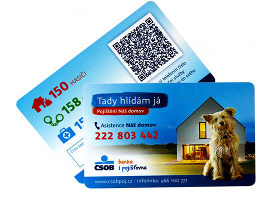 Έξυπνη πλαστική RFID  ανέπαφη κάρτα πληρωμής του ISO